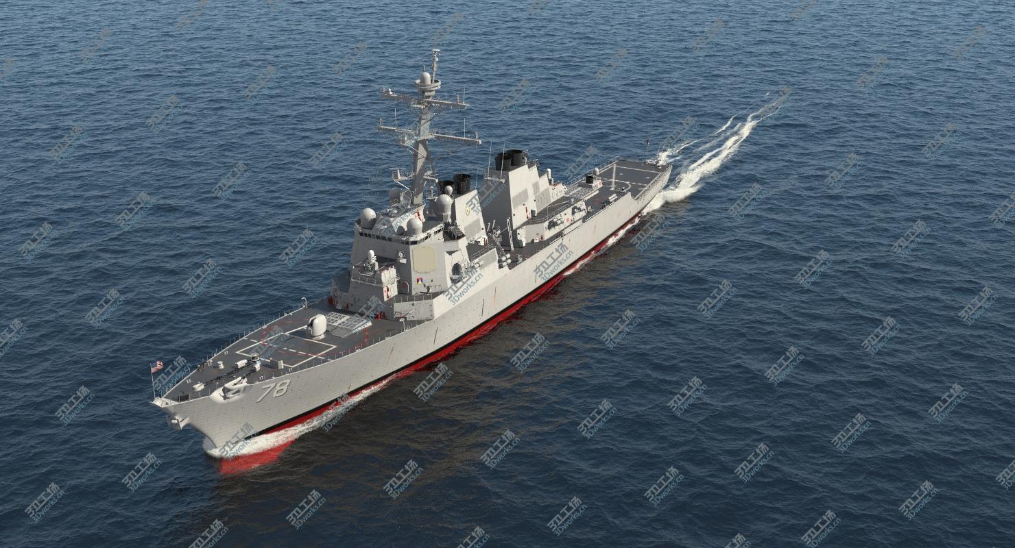 images/goods_img/20210313/Arleigh Burke Destroyer Porter DDG-78 3D model/5.jpg